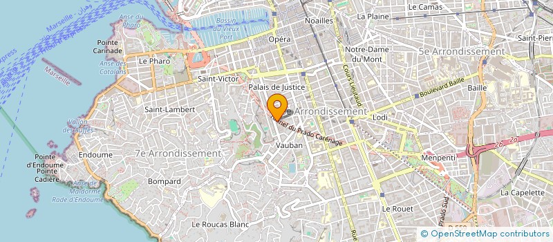 localisation de l'entreprise MADAME ANDREE JOVENIN à MARSEILLE