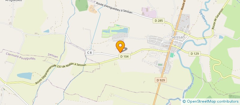 localisation de l'entreprise MADAME ANDREE LACASSIN  SEISSAN