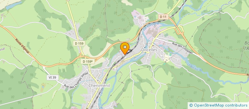 localisation de l'entreprise MADAME ANDREE LAGARDE  CHENIMENIL