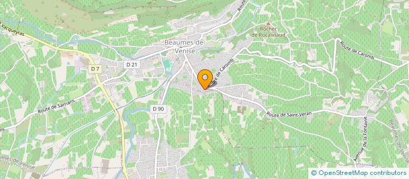 localisation de l'entreprise MADAME ANDREE LAGET  BEAUMES-DE-VENISE