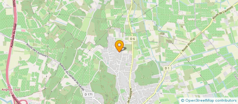 localisation de l'entreprise MADAME ANDREE LAIN  CAUMONT-SUR-DURANCE