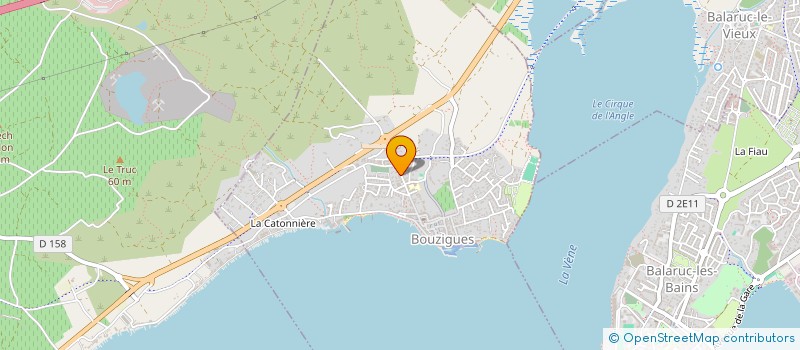 localisation de l'entreprise MADAME ANDREE LALLEVE  BOUZIGUES