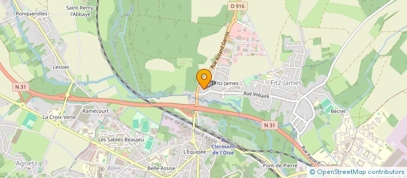 localisation de l'entreprise MADAME ANDREE LAMAIN  FITZ-JAMES