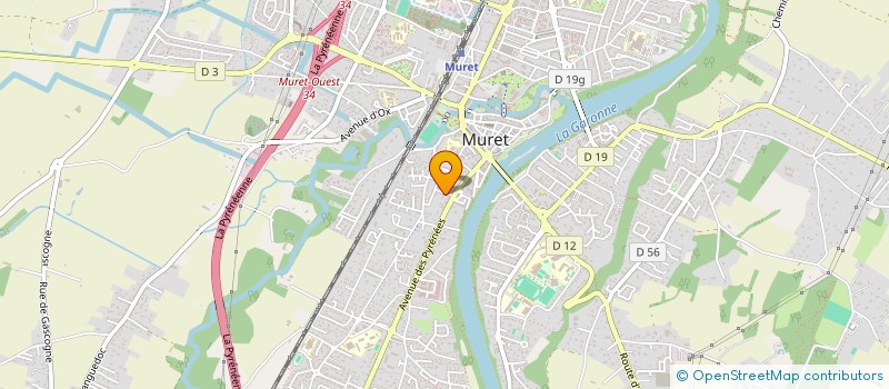 localisation de l'entreprise MADAME ANDREE LAMOTHE  MURET