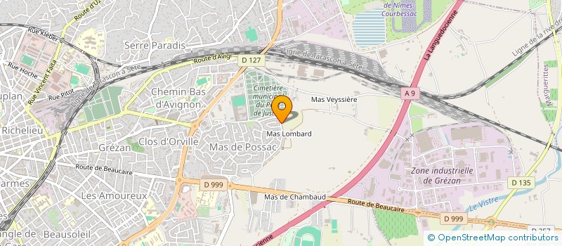 localisation de l'entreprise MADAME ANDREE LAMOUR-GANDRIAUX  NIMES