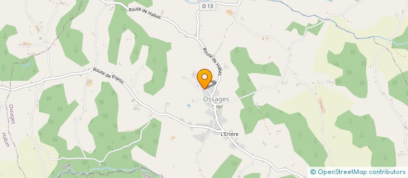 localisation de l'entreprise MADAME ANDREE LARRODE  MOUSCARDES