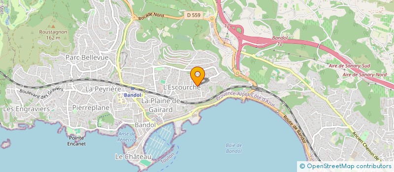 localisation de l'entreprise MADAME ANDREE LASCABES  BANDOL