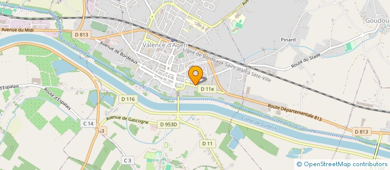 localisation de l'entreprise MADAME ANDREE LASSALLE à VALENCE
