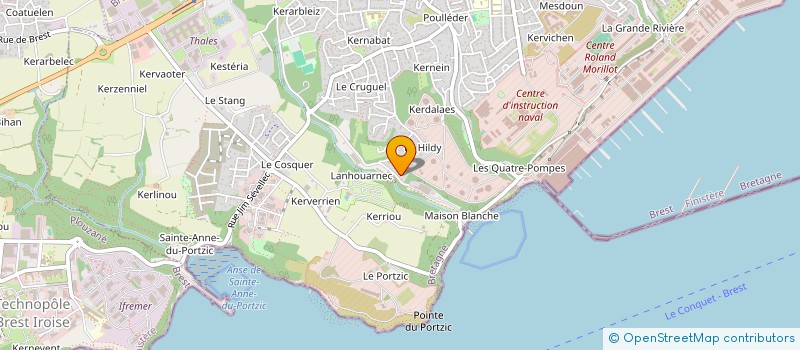 localisation de l'entreprise MADAME ANDREE LE BOURDAIS à BREST