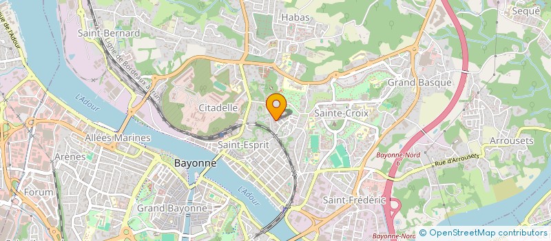 localisation de l'entreprise MADAME ANDREE LE GALL à BAYONNE