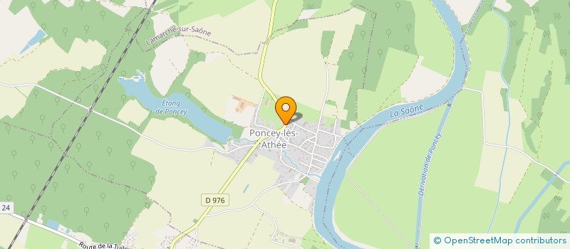 localisation de l'entreprise MADAME ANDREE LE GEAY à PONCEY-LES-ATHEE