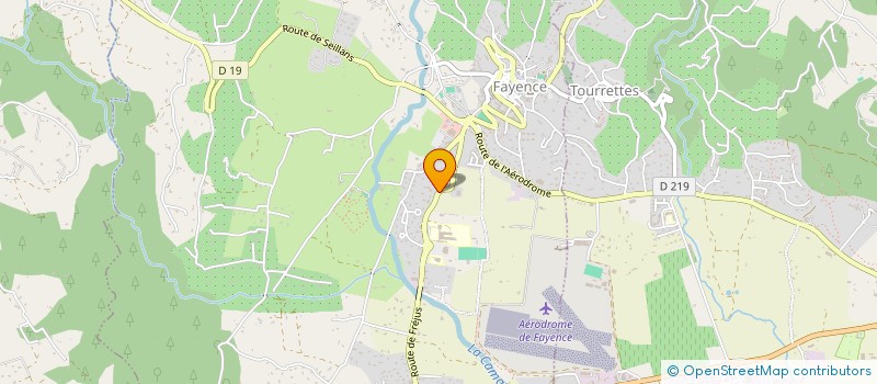 localisation de l'entreprise MADAME ANDREE LE MEUR TAVAN  FAYENCE