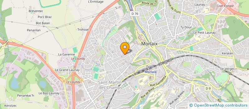 localisation de l'entreprise MADAME ANDREE LE SAOUT à SAINT-MARTIN-DES-CHAMPS