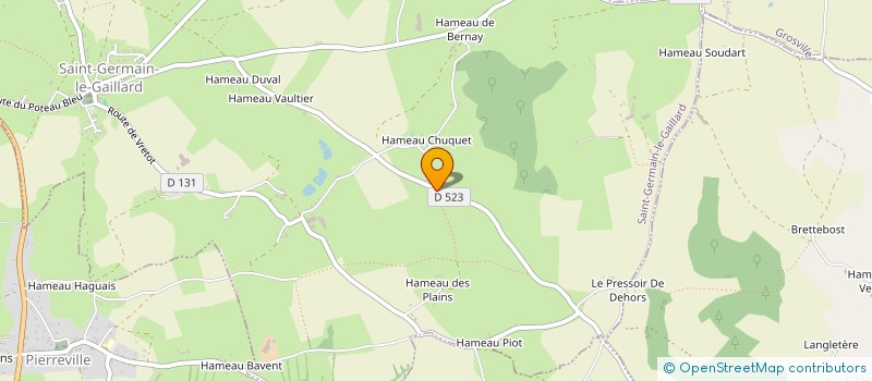 localisation de l'entreprise MADAME ANDREE LEHAGUEZ  SAINT-GERMAIN-LE-GAILLARD