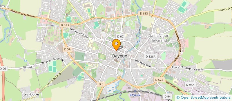 localisation de l'entreprise MADAME ANDREE LEJOSNE à BAYEUX