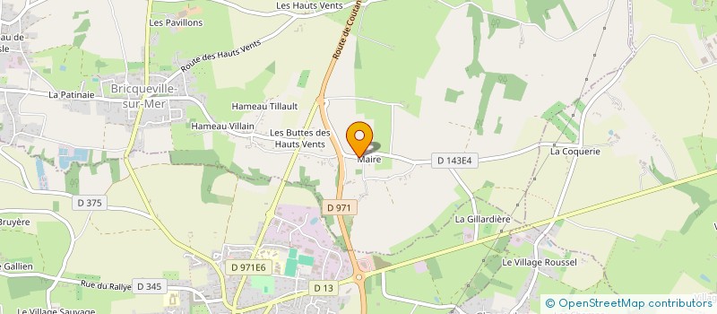 localisation de l'entreprise MADAME ANDREE LELONG à BRICQUEVILLE-SUR-MER