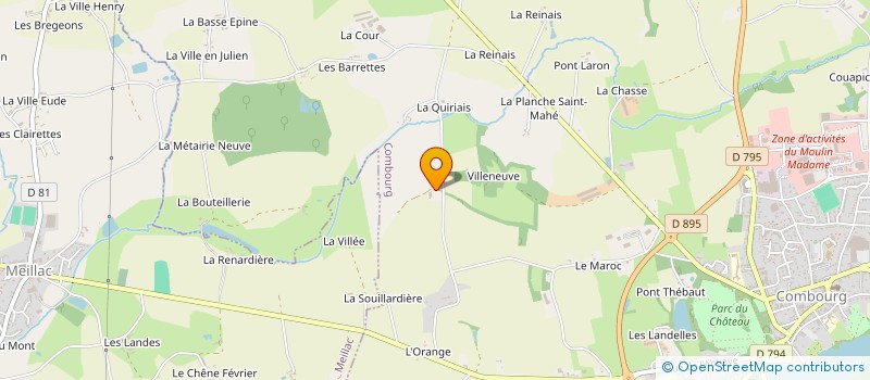 localisation de l'entreprise MADAME ANDREE LEMUR à COMBOURG