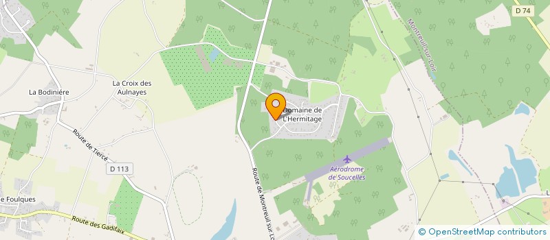 localisation de l'entreprise MADAME ANDREE LEPANNETIER  RIVES-DU-LOIR-EN-ANJOU