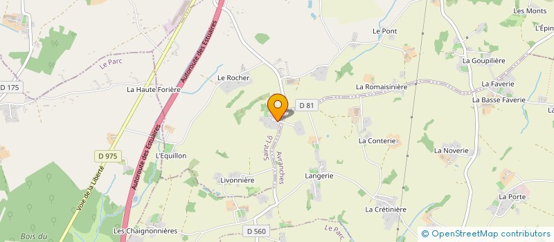 localisation de l'entreprise MADAME ANDREE LESERVOISIER  LA TRINITE