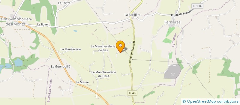localisation de l'entreprise MADAME ANDREE LEVEQUE à BUAIS-LES-MONTS