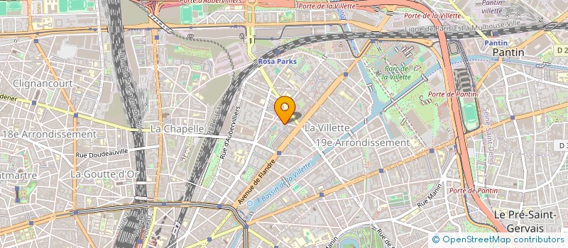 localisation de l'entreprise MADAME ANDREE LOTH à PARIS