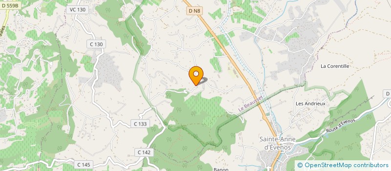 localisation de l'entreprise MADAME ANDREE MACCIO  LE BEAUSSET