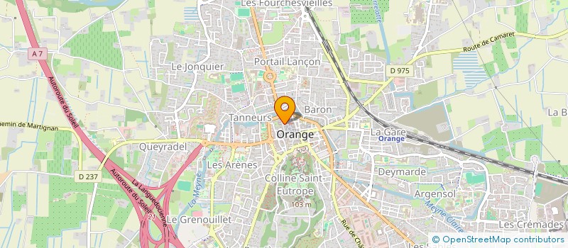 localisation de l'entreprise MADAME ANDREE-MARIE VOLFART à ORANGE