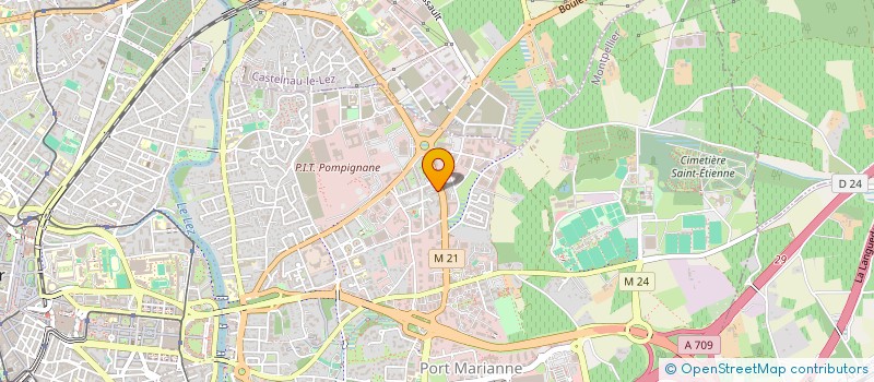 localisation de l'entreprise MADAME ANDREE MARLHES à MONTPELLIER