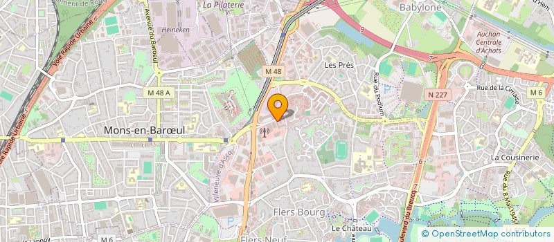 localisation de l'entreprise MADAME ANDREE MARTIN à VILLENEUVE-D'ASCQ