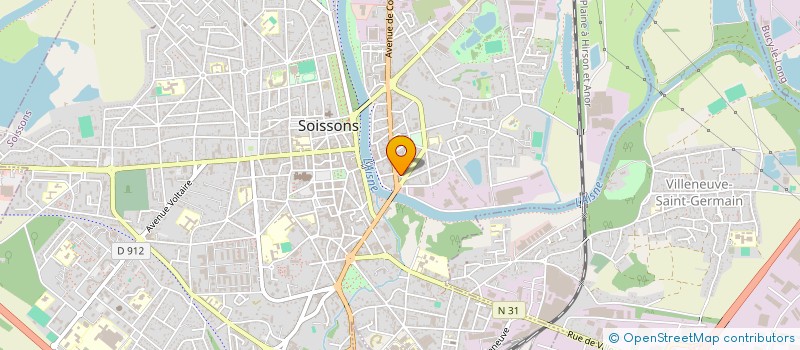 localisation de l'entreprise MADAME ANDREE MARTINEZ à SOISSONS