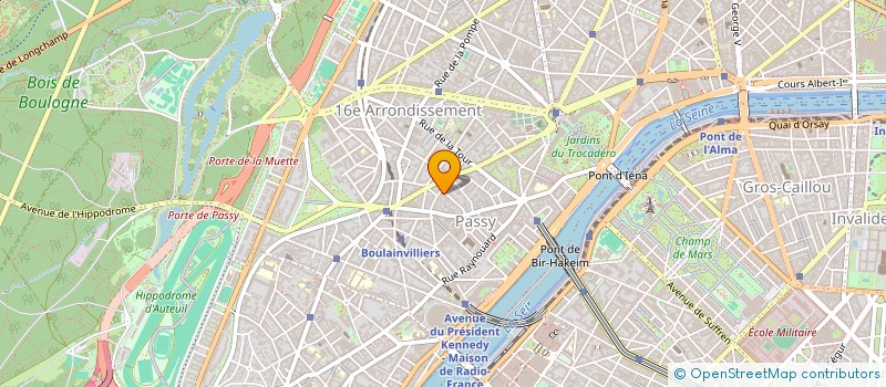 localisation de l'entreprise MADAME ANDREE MAZURIER  PARIS