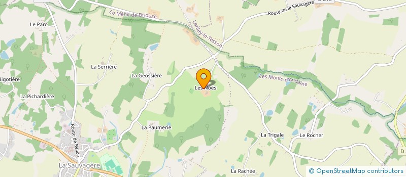localisation de l'entreprise MADAME ANDREE MEZANGES à LE GRAIS