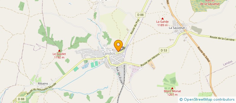 localisation de l'entreprise MADAME ANDREE MICHEL  LANDOS