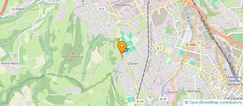 localisation de l'entreprise MADAME ANDREE MILLON à CHAMBERY
