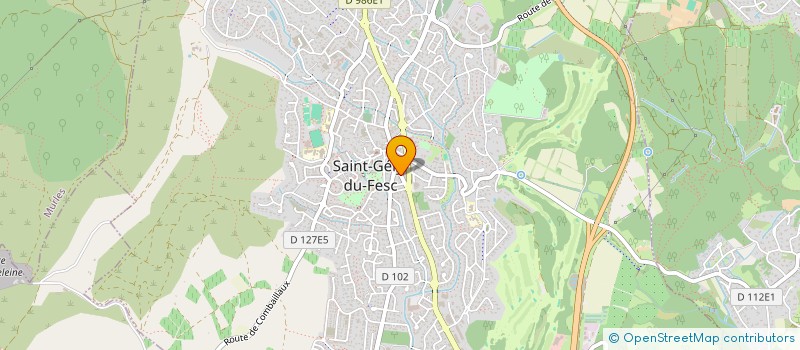 localisation de l'entreprise MADAME ANDREE MODESTE  SAINT-GELY-DU-FESC