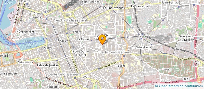 localisation de l'entreprise MADAME ANDREE MONTEPAGANO à MARSEILLE