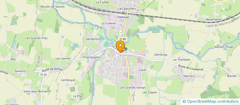 localisation de l'entreprise MADAME ANDREE MONTERRAT à VONNAS