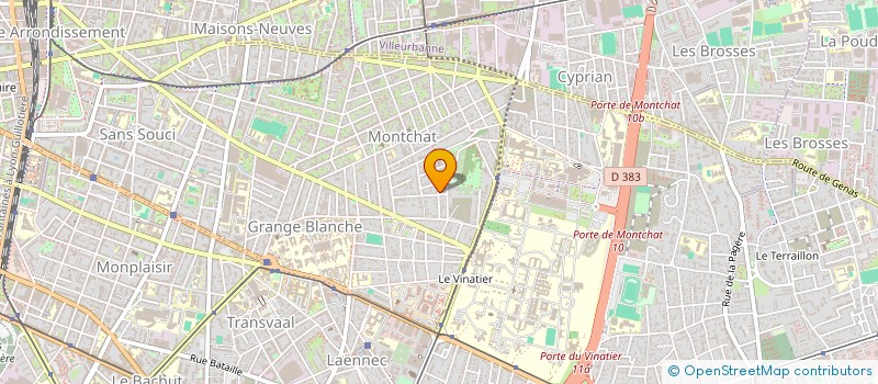 localisation de l'entreprise MADAME ANDREE MORENS  LYON