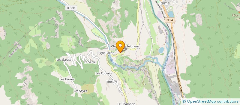 localisation de l'entreprise MADAME ANDREE MOUTIER  FREISSINIERES