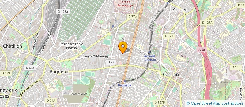 localisation de l'entreprise MADAME ANDREE NIGAGHOSSIAN à BAGNEUX