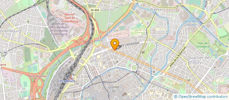 localisation de l'entreprise MADAME ANDREE NUSS  STRASBOURG
