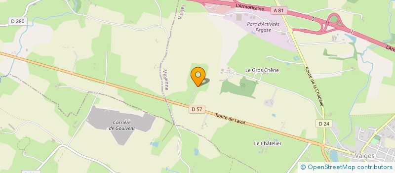 localisation de l'entreprise MADAME ANDREE OUVRIL  SAINT-LEGER