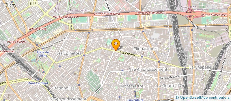 localisation de l'entreprise MADAME ANDREE PAITRAULT à PARIS