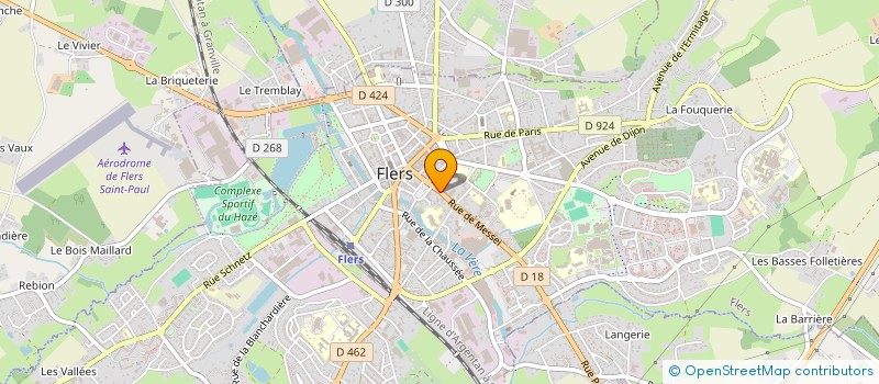 localisation de l'entreprise MADAME ANDREE PARIS à FLERS
