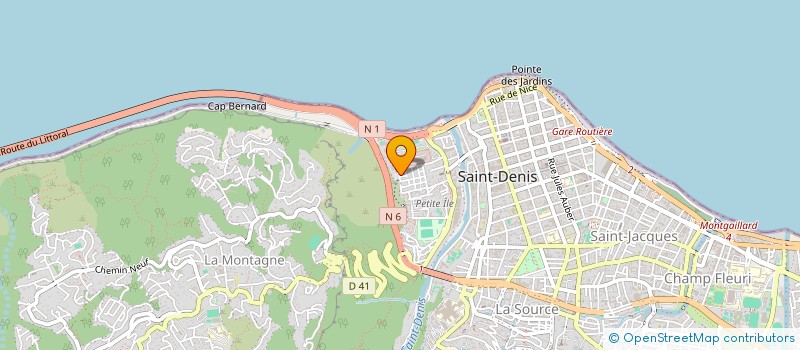 localisation de l'entreprise MADAME ANDREE PARSERAMIN à SAINT-DENIS