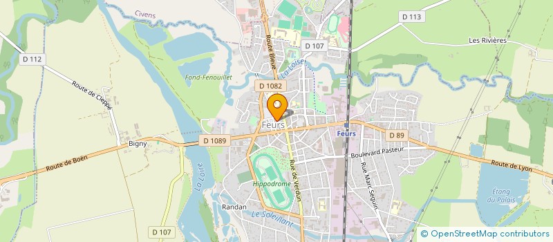 localisation de l'entreprise MADAME ANDREE PASSE  FEURS