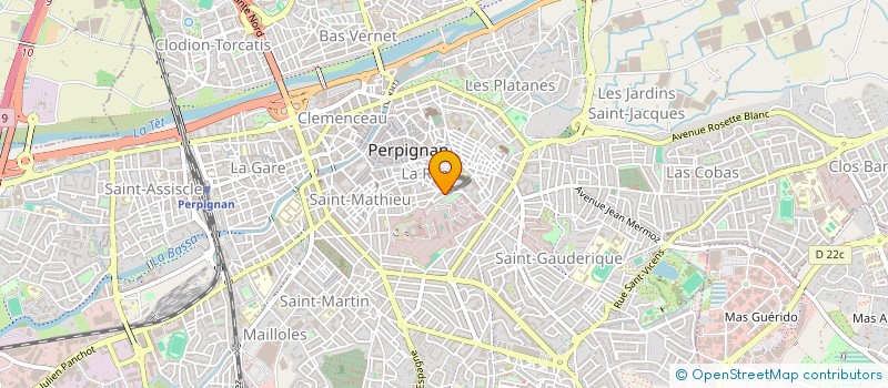 localisation de l'entreprise MADAME ANDREE PASTOR à PERPIGNAN