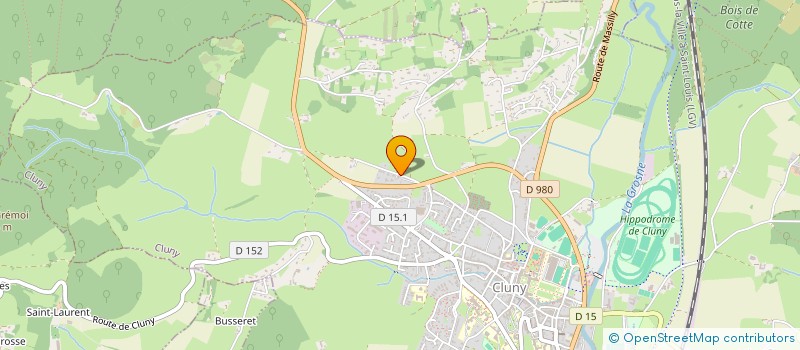 localisation de l'entreprise MADAME ANDREE PERNOT  CLUNY