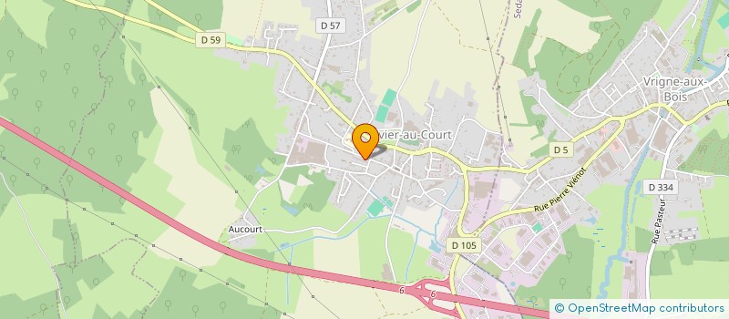 localisation de l'entreprise MADAME ANDREE PERONNE  VIVIER-AU-COURT