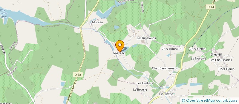 localisation de l'entreprise MADAME ANDREE PEROT à LE TATRE